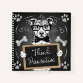 考え頭が切れる犬 ノートブック (正面)