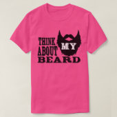 考え髭 Tシャツ (デザイン正面)