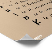 考え ポスター (角)