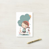 考え ポストイット (デスク上)