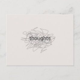 考え ポストカード