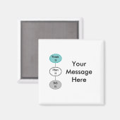 考え マグネット (正面/裏面)