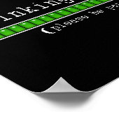 考え...患者のポスターを貼って ポスター (角)