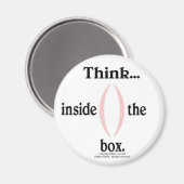 考え...箱の中に マグネット (正面/裏面)