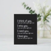 考え LOVを望む人間関係 ポストカード (スタンド正面)