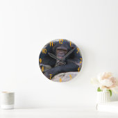 考え!_Wall Clock ラウンド壁時計 (ホーム)