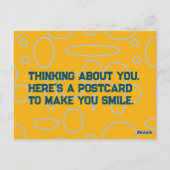 考えAbout Youポストカード ポストカード (裏面)