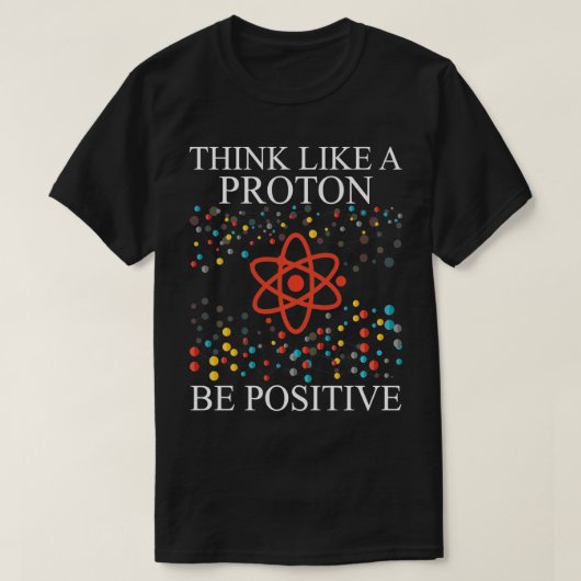考えBe Scienceのおたくの男の前向き子のように Tシャツ (デザイン正面)