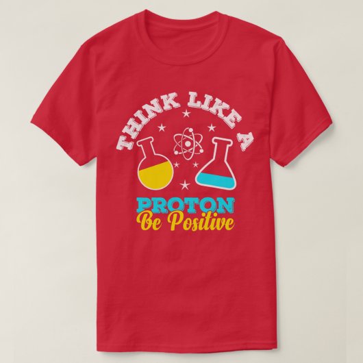 考えBe Scientist前向き Science Tシャツ (デザイン正面)