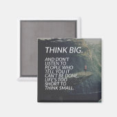 考えBIG – 言葉感動的 マグネット (正面/裏面)