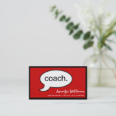 考えCloud Coach Business Card 名刺 (スタンド正面)