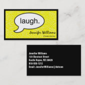 考えCloud Laughe Comedian Business Card 名刺 (正面/裏面)