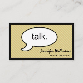 考えCloud Talk心理療法士名刺 名刺