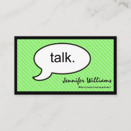考えCloud Talk心理療法士名刺 名刺