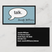 考えCloud Talk心理療法士名刺 名刺 (正面/裏面)