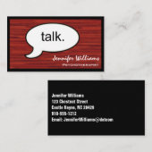 考えCloud Talk心理療法士名刺 名刺 (正面/裏面)