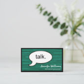 考えCloud Talk心理療法士名刺 名刺 (スタンド正面)