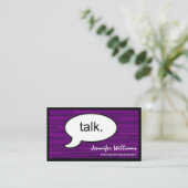 考えCloud Talk心理療法士名刺 名刺 (スタンド正面)