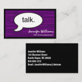 考えCloud Talk心理療法士名刺 名刺 (正面/裏面)