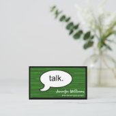 考えCloud Talk心理療法士名刺 名刺 (スタンド正面)