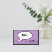 考えCloud Talk心理療法士名刺 名刺 (スタンド正面)