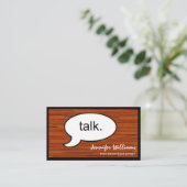 考えCloud Talk心理療法士名刺 名刺 (スタンド正面)