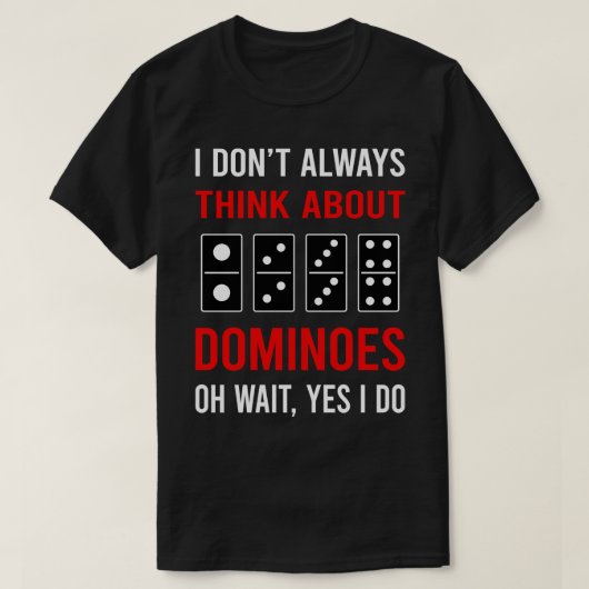考えDominos Tシャツ (デザイン正面)
