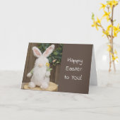 **考えEASTER**の*YOU*の カード (黄色い花)