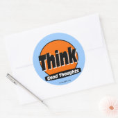 考えGood Thoughtsシール ラウンドシール (封筒)