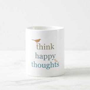考えHappy Thougins コーヒーマグカップ