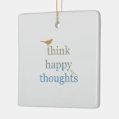 考えHappy Thougins セラミックオーナメント (左)