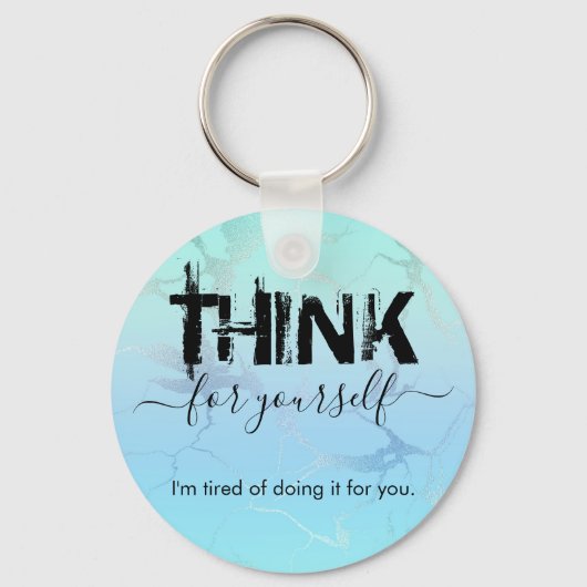 考えKeychain キーホルダー (正面)