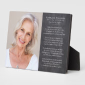 考えOf Me詩写真記念悔やみや弔慰 フォトプラーク (側面)