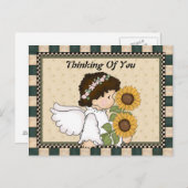 考えOf You Angelはがき ポストカード (正面/裏面)