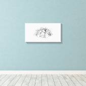 考えOf You - Vintage Image キャンバスプリント (インサイチュ (ウッドフロア))