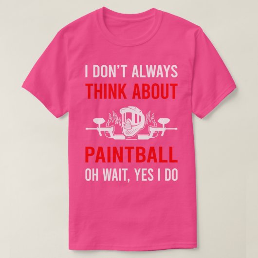 考えPaintballについて Tシャツ (デザイン正面)