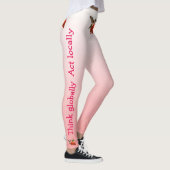 考えRed Hummingbirdをグローバルに行動させる レギンス (右)