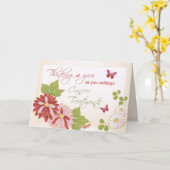 考えsがんトリートメント花 カード (黄色い花)