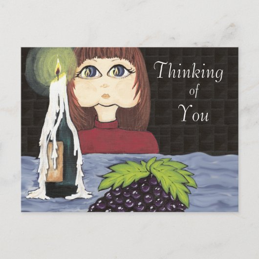 考えs of You Focus Candle Workかわいこちゃん ポストカード (正面)