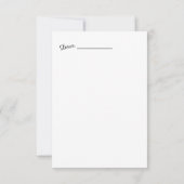 考えs of you landscape Sunrise Greeting サンキューカード (裏面)