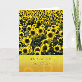 考えs of You Sunflowers Card カード