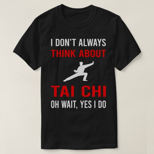 考えTai Chiについて Tシャツ (デザイン正面)