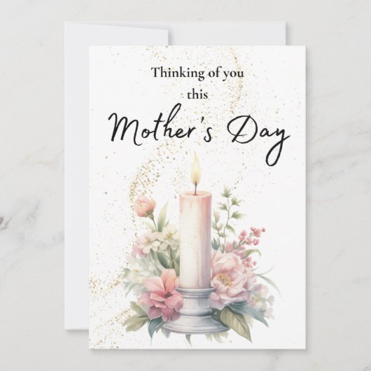 考えYour Candle Companity Card Mother's Day (正面)
