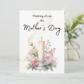 考えYour Candle Companity Card Mother's Day (スタンド正面)