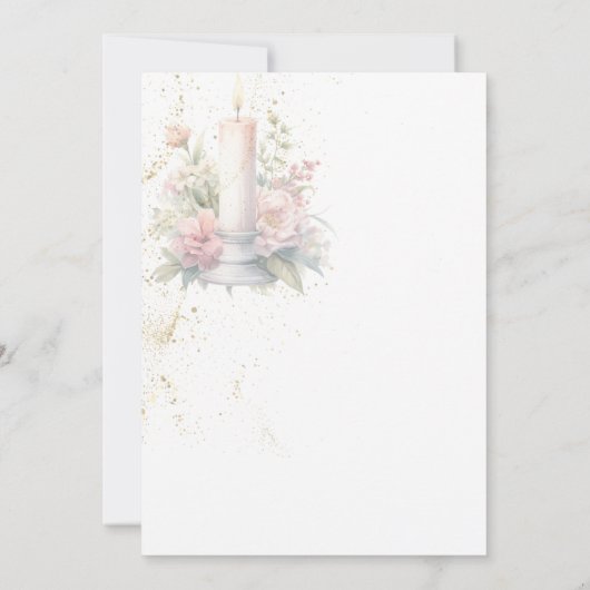 考えYour Candle Companity Card Mother's Day (裏面)