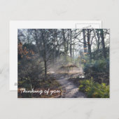 考えYour Misty Winter Garden ポストカード (正面/裏面)