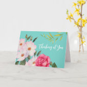 考えYour Pink Roses Botanicalの絵を描Of You カード (黄色い花)