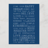 考前向きえ ポストカード (正面)