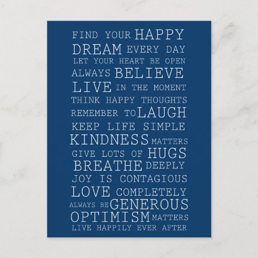 考前向きえ ポストカード (正面)