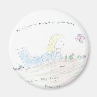 考前向きえ マグネット